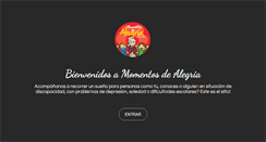 Desktop Screenshot of momentosdealegria.org